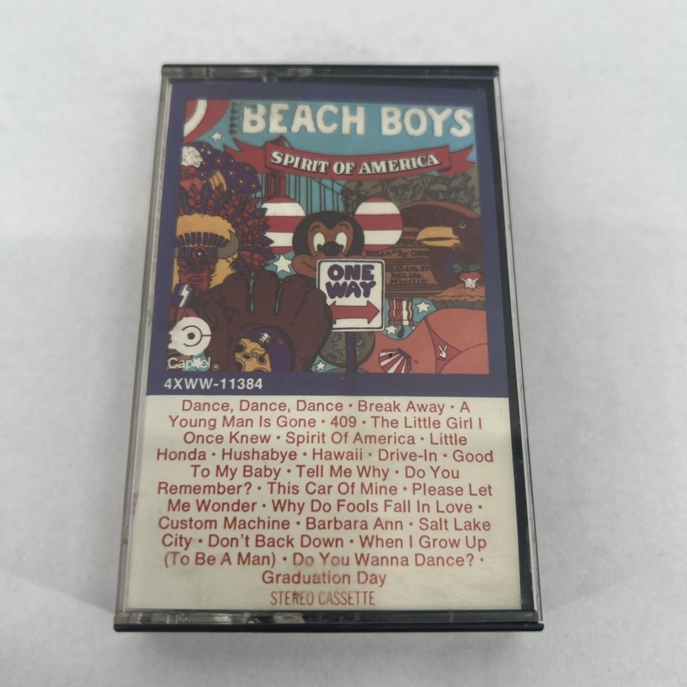 The Beach Boys Spirit of America Cassette 1975 Capitol Records